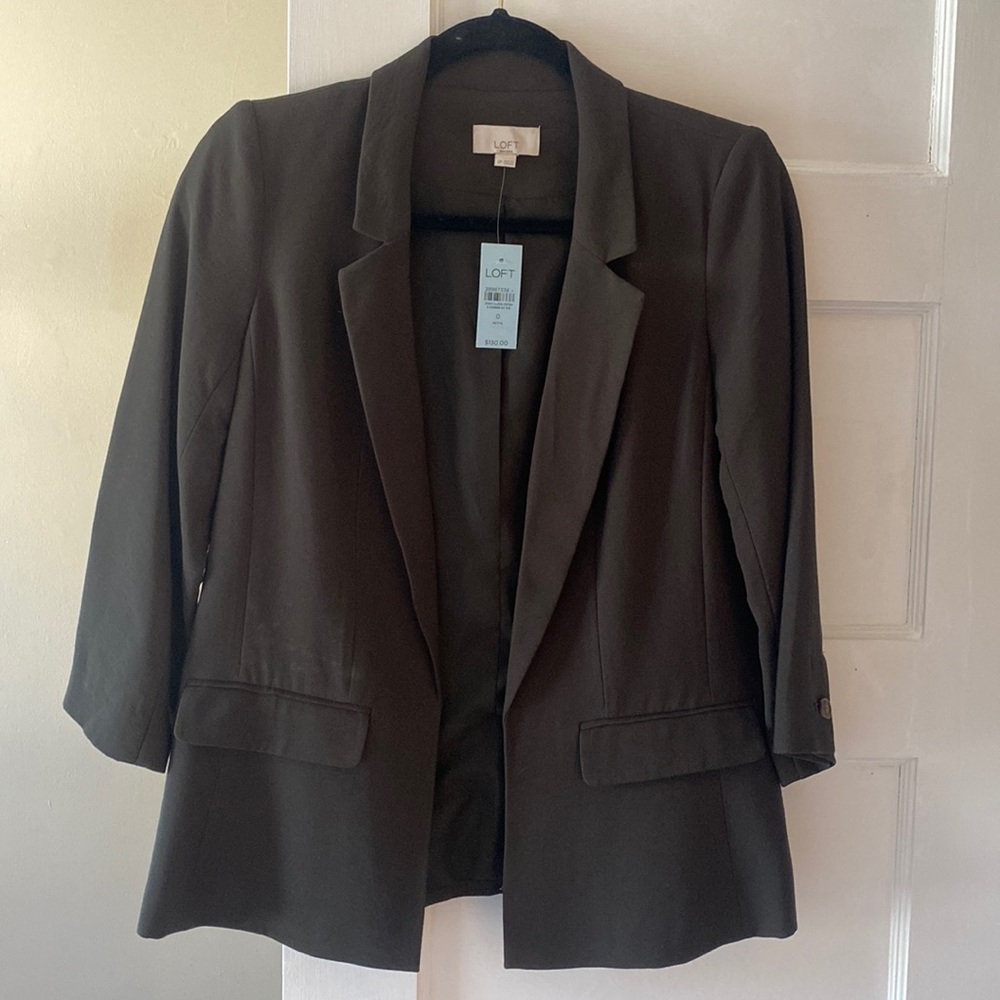 LOFT Blazer,  size O petite in Green
